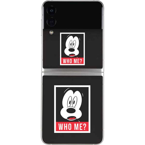 Disney Mickey Mouse Who Me Galaxy Z Flip3 5G Skin